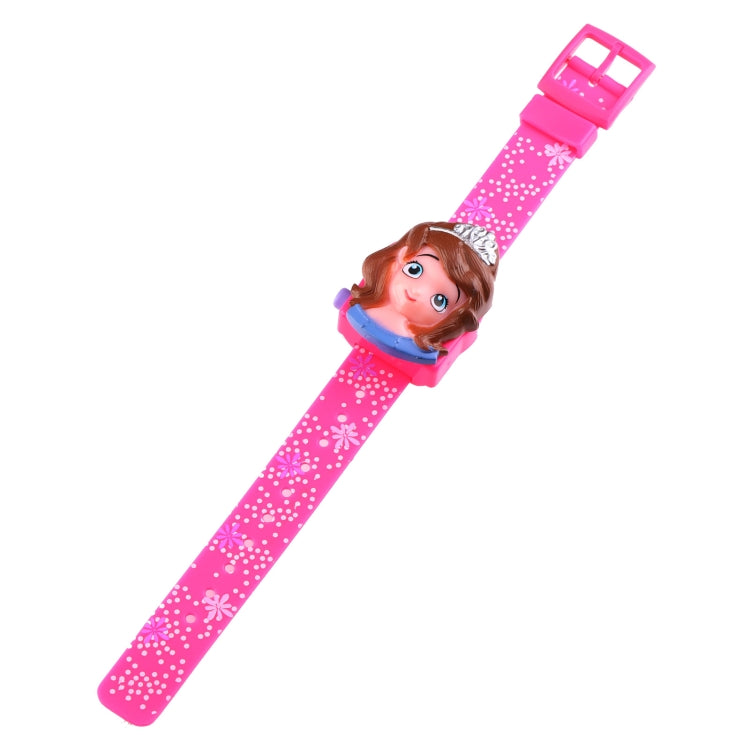 SKMEI 1752 Orologio elettronico con display digitale a LED principessa tridimensionale dei cartoni animati per bambini, SKMEI 1752
