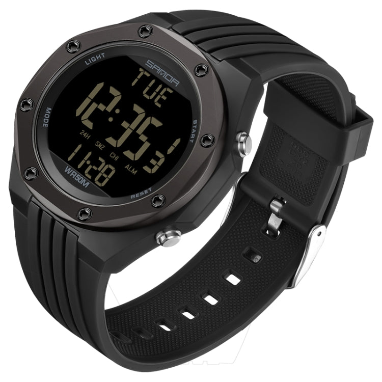SANDA 6093 Orologio digitale elettronico luminoso impermeabile