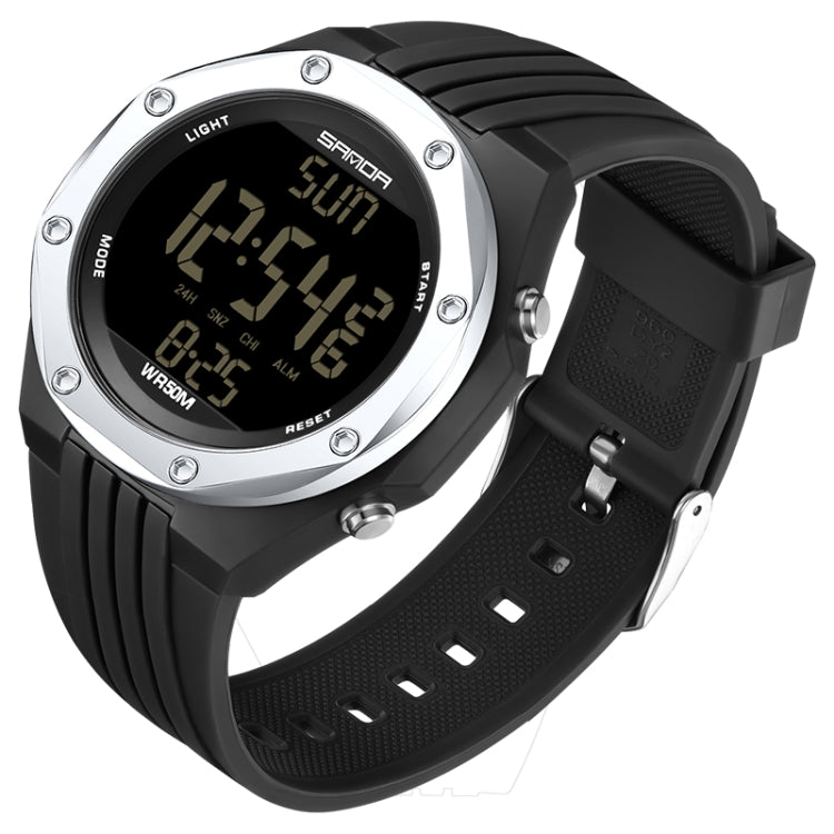 SANDA 6093 Orologio digitale elettronico luminoso impermeabile