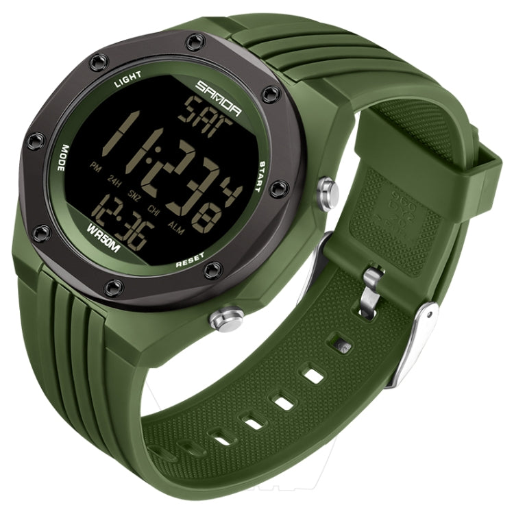 SANDA 6093 Orologio digitale elettronico luminoso impermeabile
