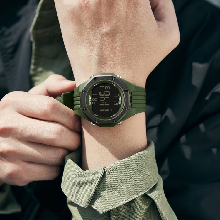 SANDA 6093 Orologio digitale elettronico luminoso impermeabile