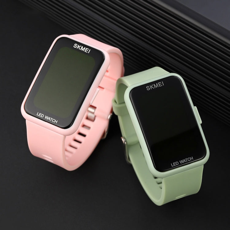 SKMEI 1873 Orologio elettronico LED impermeabile con cinturino in PU