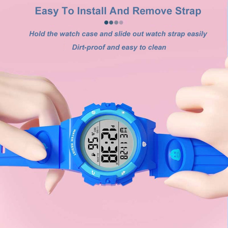 SPOVAN K01 Uomo Bambini LED Orologio sportivo elettronico impermeabile luminoso