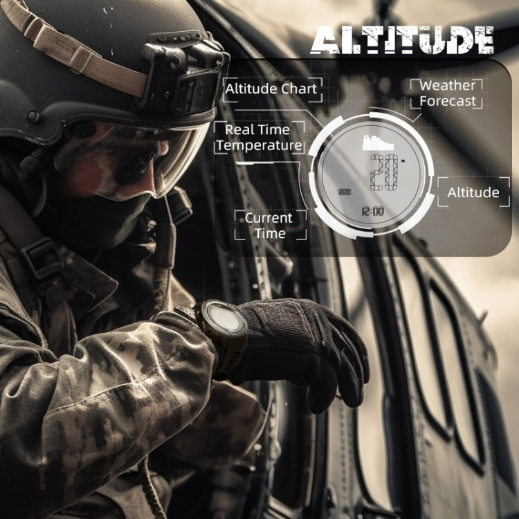Orologio Multifunzione Impermeabile con Altimetro, Bussola e Fibra di Carbonio - Ideale per Escursioni e Attività Outdoor