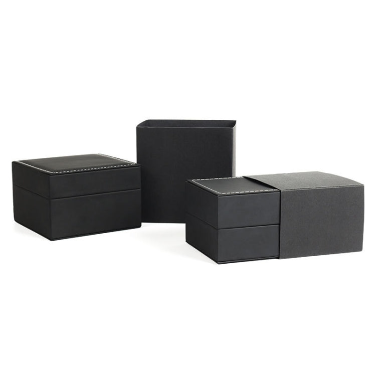 Custodia Protettiva per Orologio in PU SBH002 - Set da 2 Pezzi, Morbida e Resistente, Dimensione L (11,5x11,5x7,5 cm)