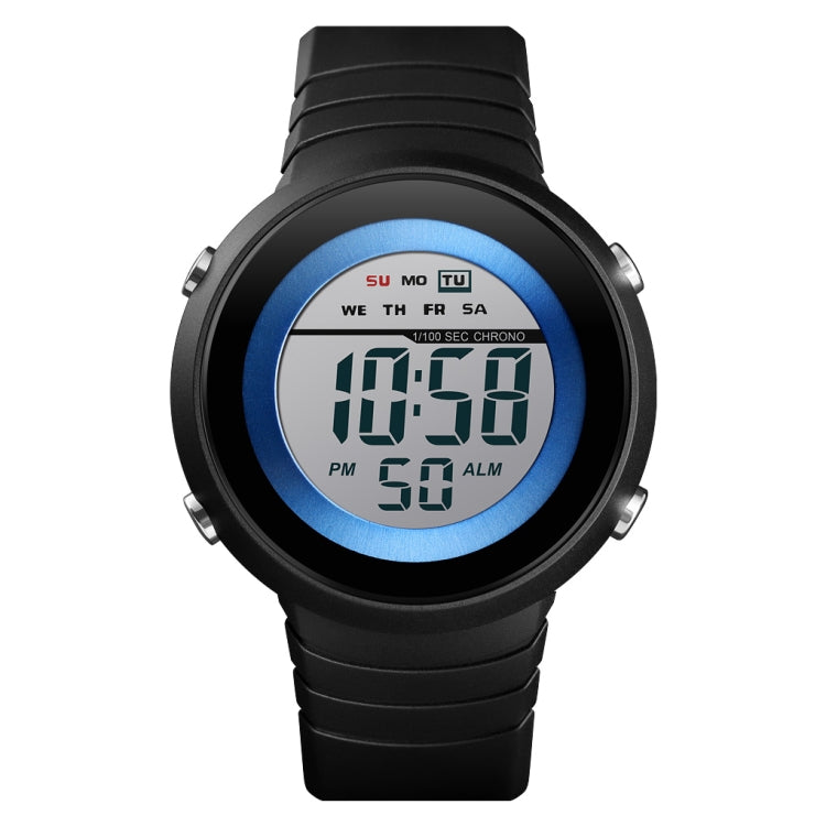 SKMEI 1497 Sveglia con orologio elettronico con display singolo retroilluminato moda semplice