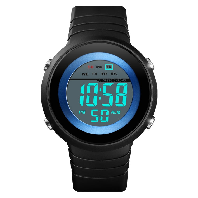 SKMEI 1497 Sveglia con orologio elettronico con display singolo retroilluminato moda semplice
