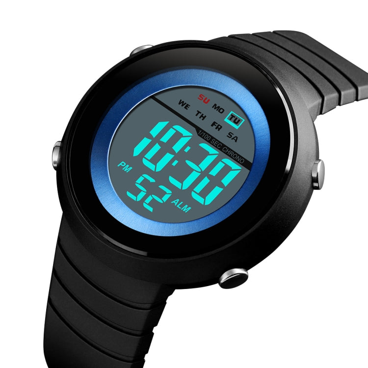 SKMEI 1497 Sveglia con orologio elettronico con display singolo retroilluminato moda semplice