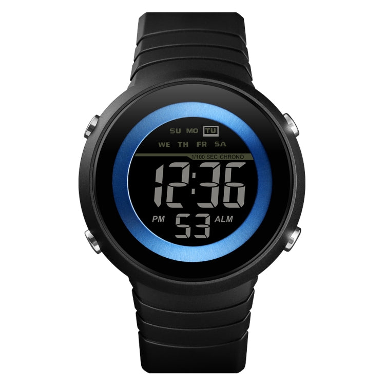 SKMEI 1497 Sveglia con orologio elettronico con display singolo retroilluminato moda semplice