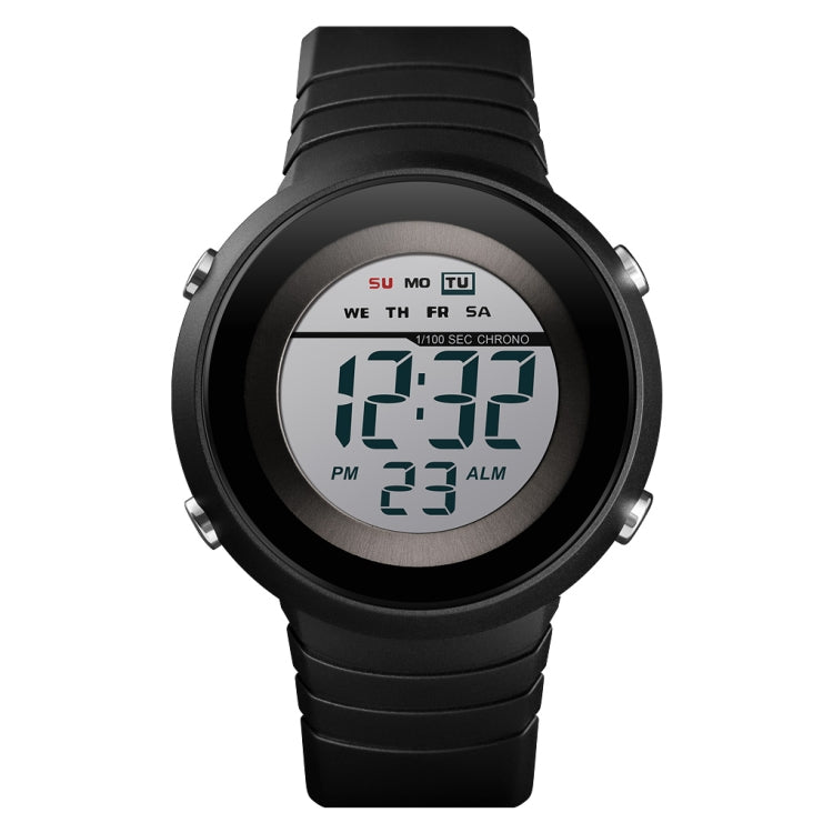 SKMEI 1497 Sveglia con orologio elettronico con display singolo retroilluminato moda semplice