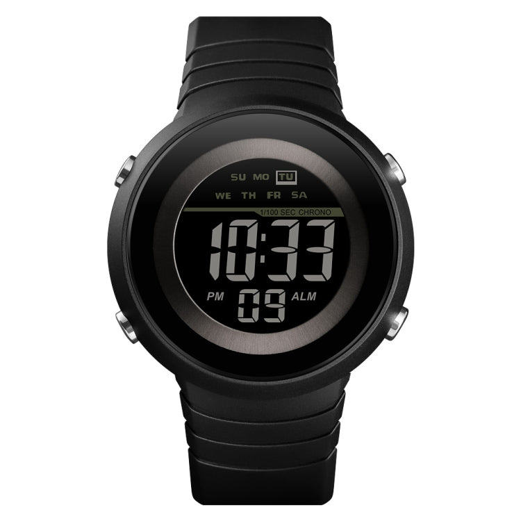 SKMEI 1497 Sveglia con orologio elettronico con display singolo retroilluminato moda semplice