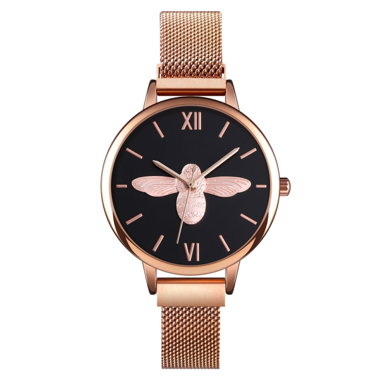 Skmei 9212 Fashion Lady Quartz Watch Student Temperamento femminile Orologio da cintura con rete di aspirazione magnetica impermeabile