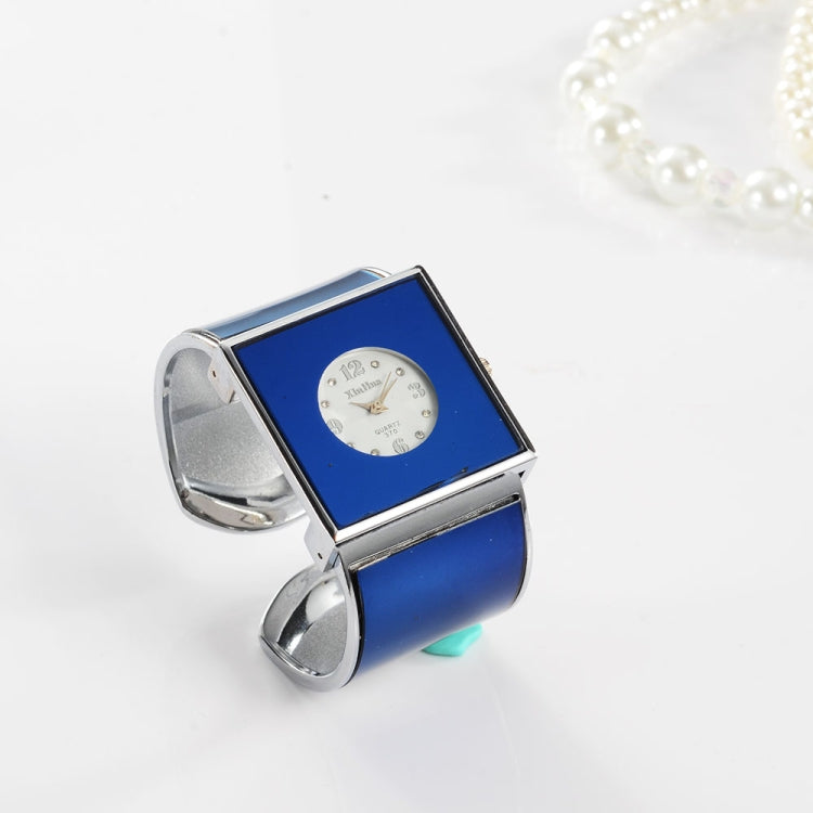 Orologio al quarzo da donna con quadrante grande e quadrante quadrato