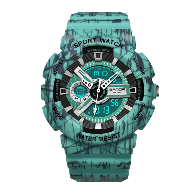 Orologio elettronico da coppia multifunzionale impermeabile luminoso a tre pin SANDA