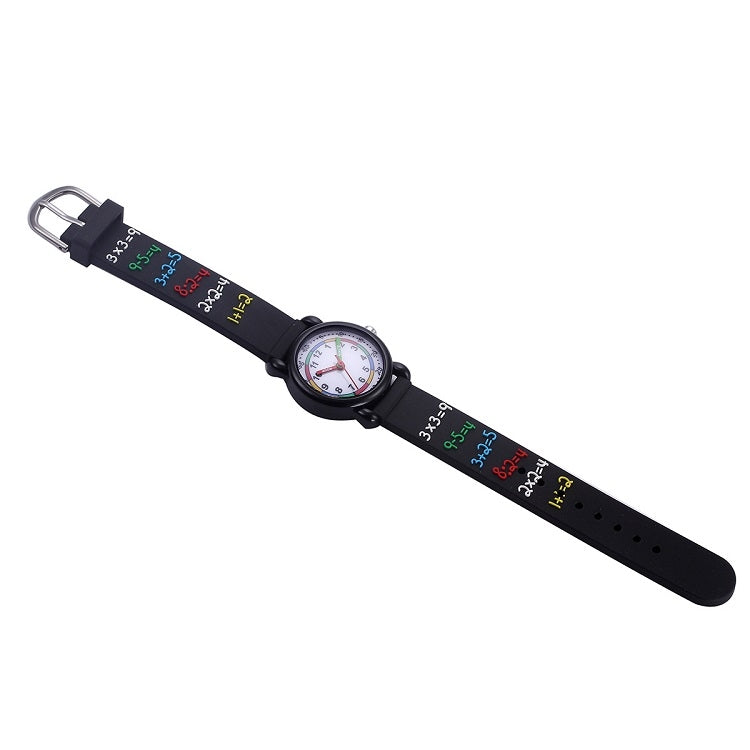 JNEW A335-20093 Calcoli matematici 3D per bambini Orologio da cartone animato impermeabile, JNEW A335-20093