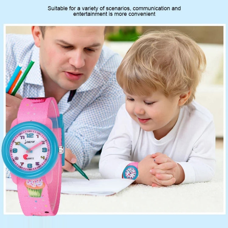 JNEW A369-86306 Orologio al quarzo con nastro impermeabile per bambini, JNEW A369-86306