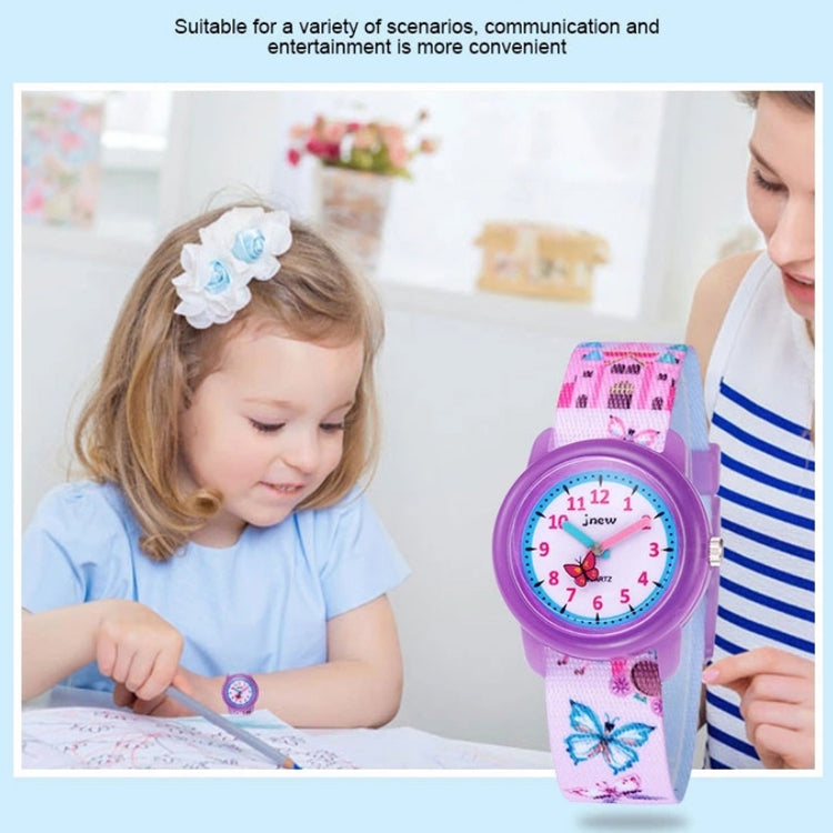 JNEW A369-86366 Orologio al quarzo cognitivo per bambini con tempo impermeabile, JNEW A369-86366