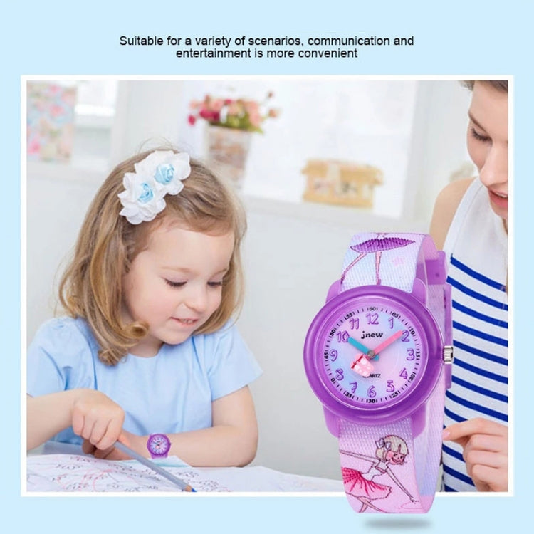 JNEW A369-86365 Orologio al quarzo cognitivo tempo impermeabile per bambini, JNEW A369-86365