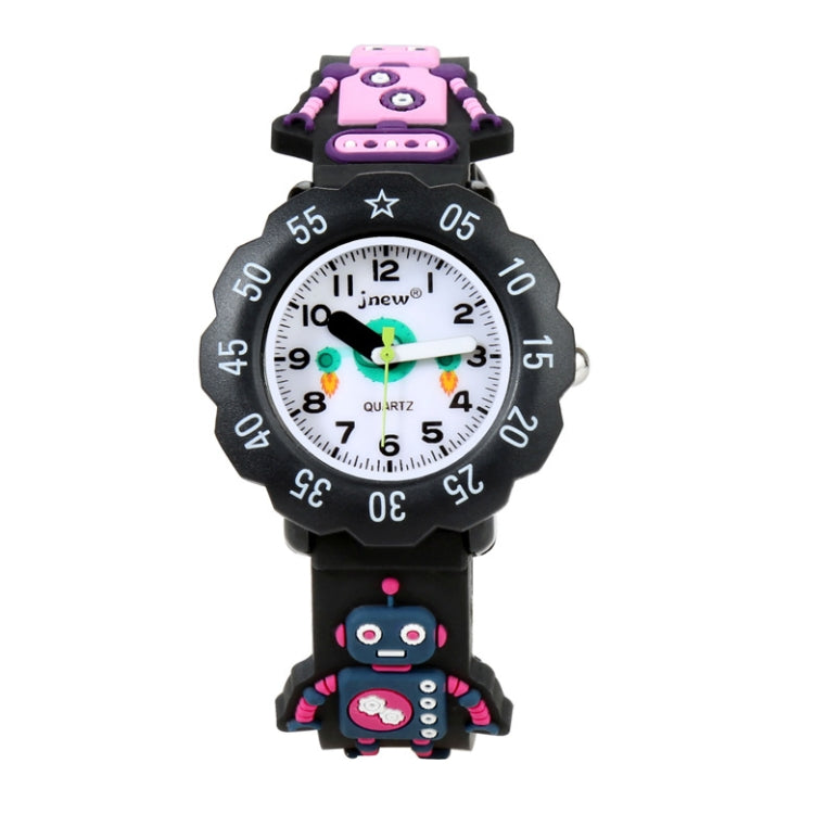 JNEW A342-86170 Orologio al quarzo con cinturino in silicone Jelly per bambini, JNEW A342-86170