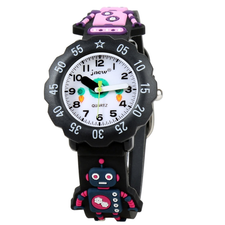 JNEW A342-86170 Orologio al quarzo con cinturino in silicone Jelly per bambini, JNEW A342-86170