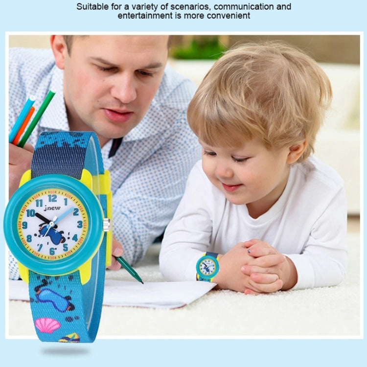 JNEW A369-86336 Orologio da nastro cognitivo tempo impermeabile per bambini, JNEW A369-86336