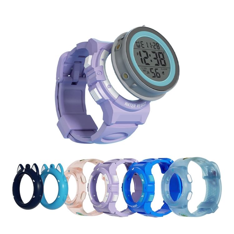 Cassa cambiante Orologio elettronico Mini orologio sveglia sveglia del fumetto