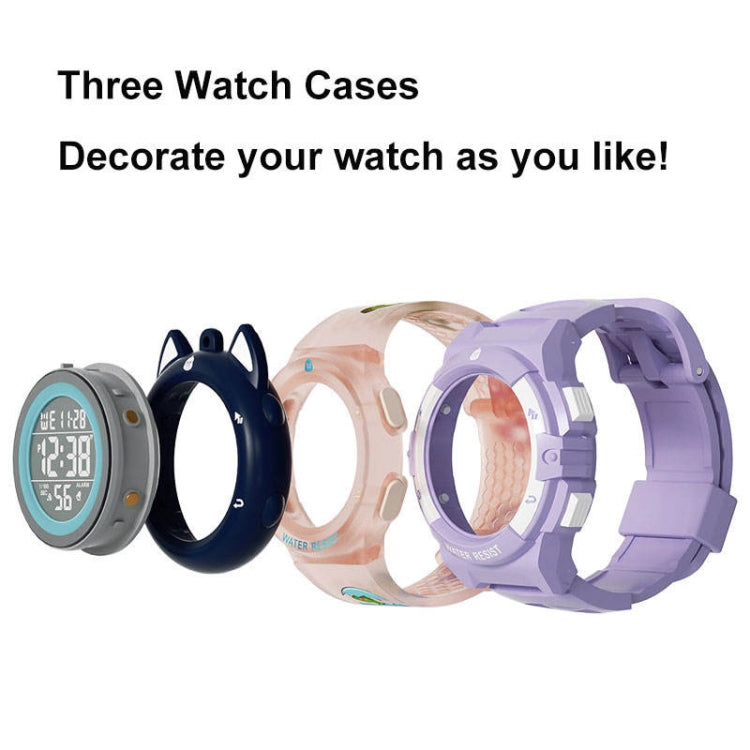Cassa cambiante Orologio elettronico Mini orologio sveglia sveglia del fumetto