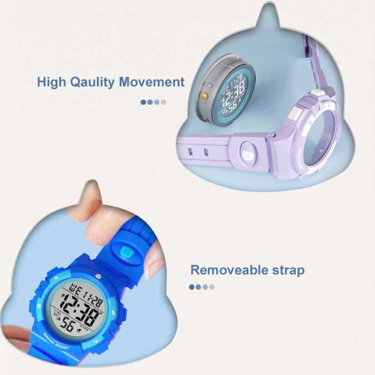 Cassa cambiante Orologio elettronico Mini orologio sveglia sveglia del fumetto
