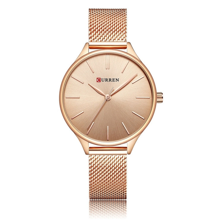 Curren 9024 Orologio al Quarzo da Donna con Cinturino a Rete - Elegante e Impermeabile