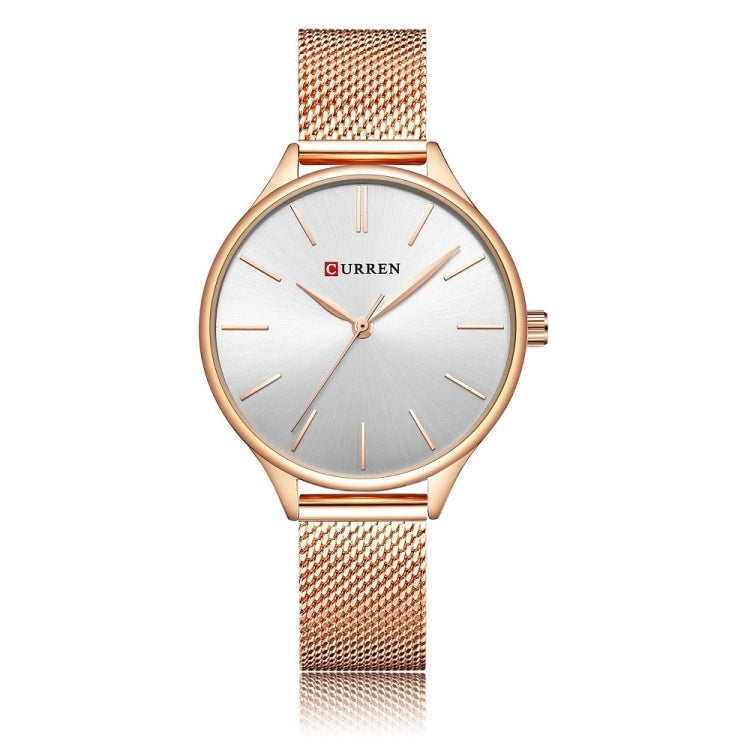Curren 9024 Orologio al Quarzo da Donna con Cinturino a Rete - Elegante e Impermeabile