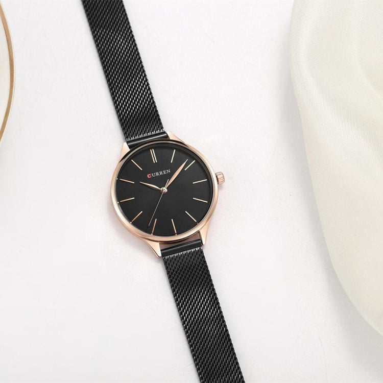 Curren 9024 Orologio al Quarzo da Donna con Cinturino a Rete - Elegante e Impermeabile