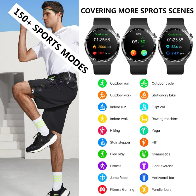 Orologio Smart SANDA con Monitoraggio ECG, Composizione Corporea, e Funzioni Avanzate di Salute e Fitness