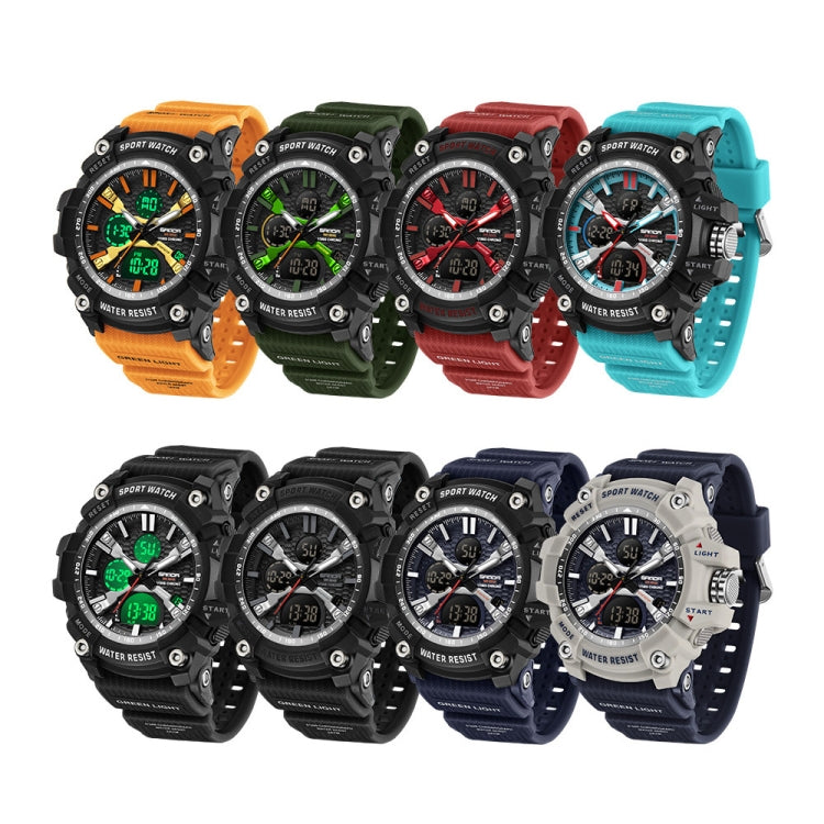Orologio Elettronico SANDA Multifunzionale Tridimensionale 5 ATM con Sveglia e Display Luminoso