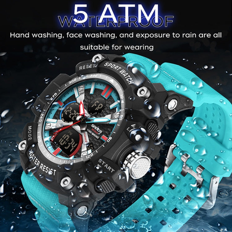 Orologio Elettronico SANDA Multifunzionale Tridimensionale 5 ATM con Sveglia e Display Luminoso