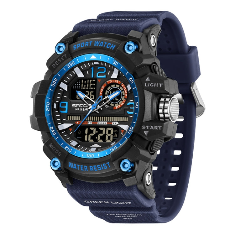 Orologio Elettronico SANDA con Quadrante Grande - Orologio Sportivo Multifunzionale per Esterni, Impermeabile e Resistente