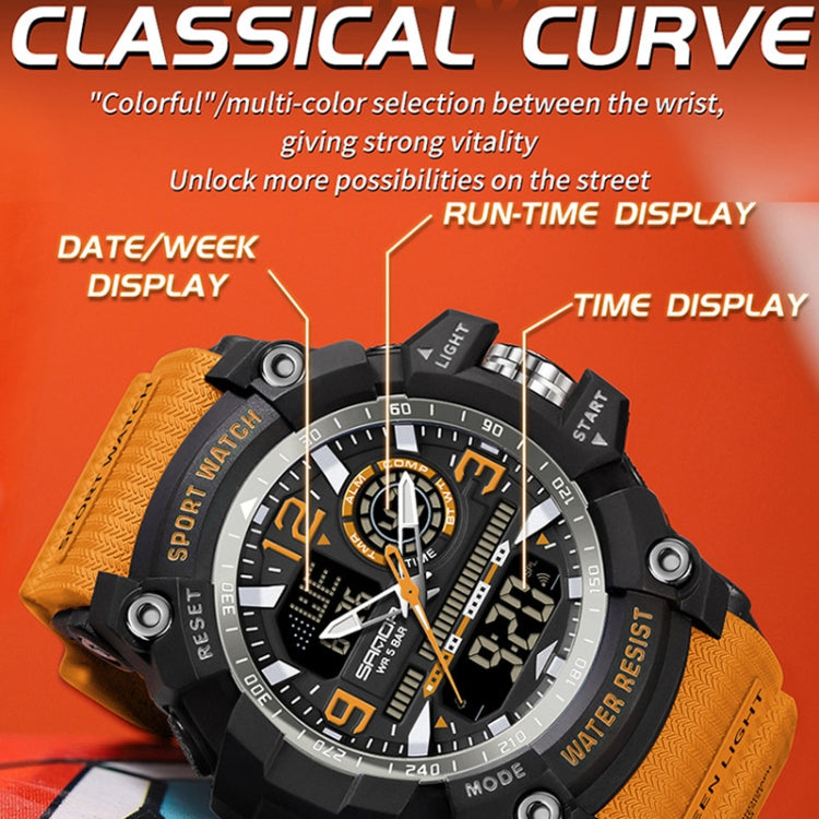 Orologio Elettronico SANDA con Quadrante Grande - Orologio Sportivo Multifunzionale per Esterni, Impermeabile e Resistente