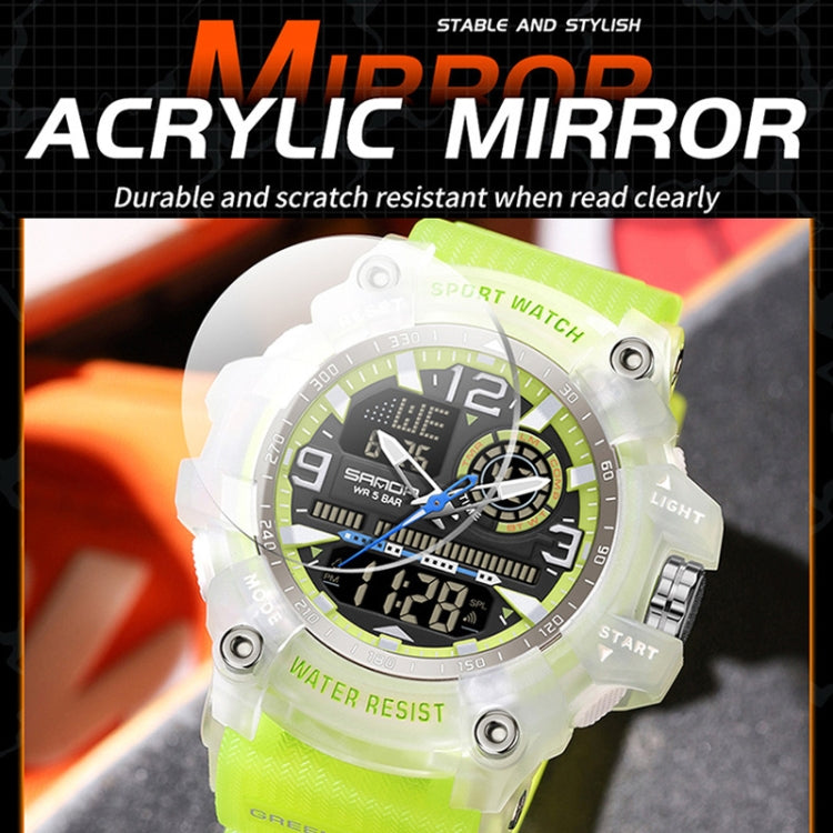 Orologio Elettronico SANDA con Quadrante Grande - Orologio Sportivo Multifunzionale per Esterni, Impermeabile e Resistente
