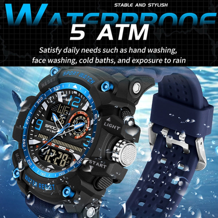 Orologio Elettronico SANDA con Quadrante Grande - Orologio Sportivo Multifunzionale per Esterni, Impermeabile e Resistente