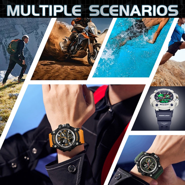Orologio Elettronico SANDA con Quadrante Grande - Orologio Sportivo Multifunzionale per Esterni, Impermeabile e Resistente