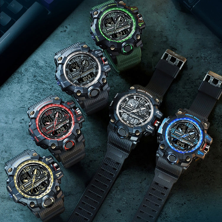 Orologio Elettronico Multifunzionale SANDA per Studenti e Adolescenti - Orologio Sportivo Impermeabile con Funzione Luminosa e Doppio Display