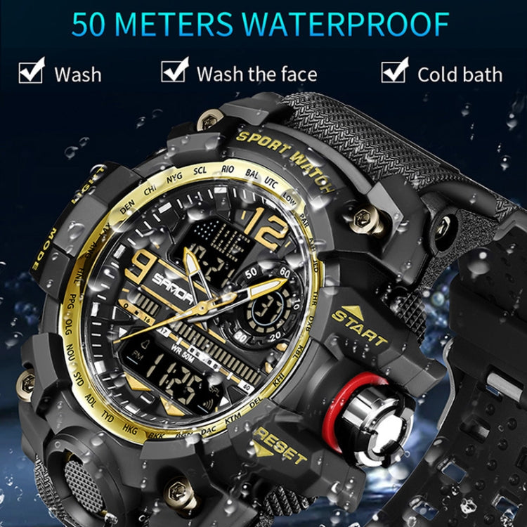 Orologio Elettronico Multifunzionale SANDA per Studenti e Adolescenti - Orologio Sportivo Impermeabile con Funzione Luminosa e Doppio Display