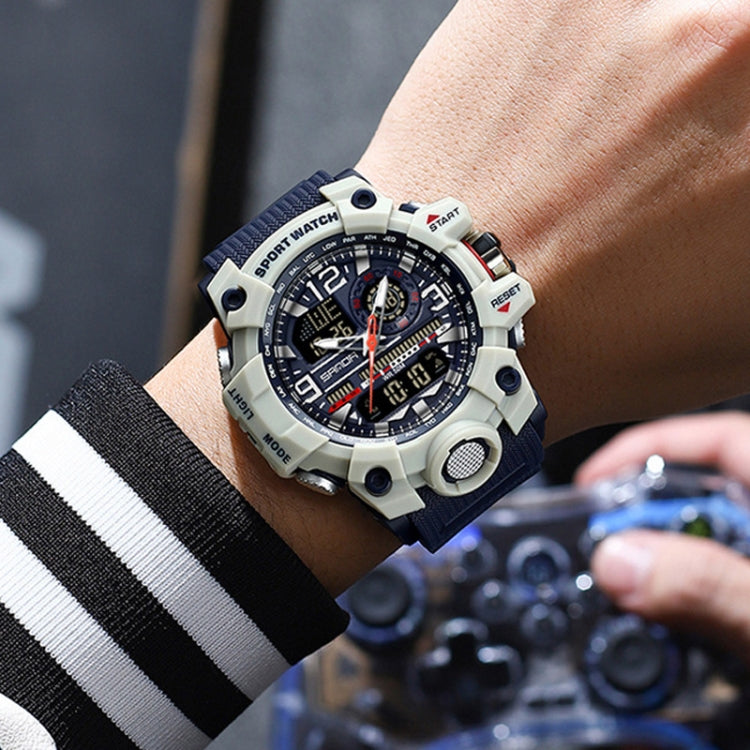 Orologio Elettronico Multifunzionale SANDA per Studenti e Adolescenti - Orologio Sportivo Impermeabile con Funzione Luminosa e Doppio Display