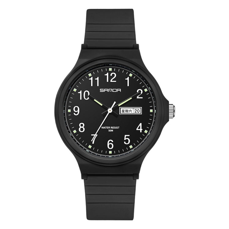 Orologio Elettronico al Quarzo SANDA con Doppio Calendario - Outdoor, Leisure, Unisex per Uomo, Donna e Studenti