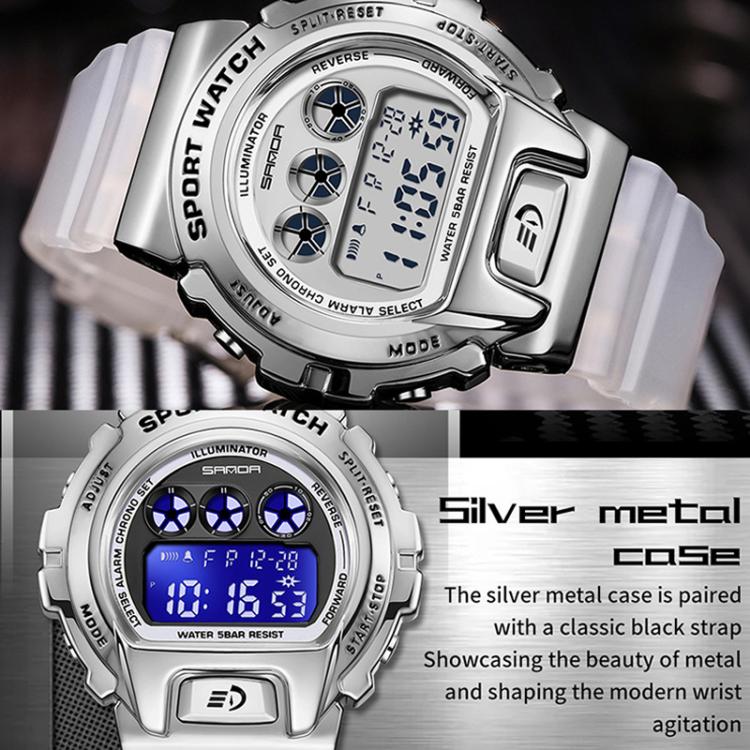 SANDA 2127 Orologio Sportivo Elettronico Impermeabile - Movimento Singolo, Colori Vari