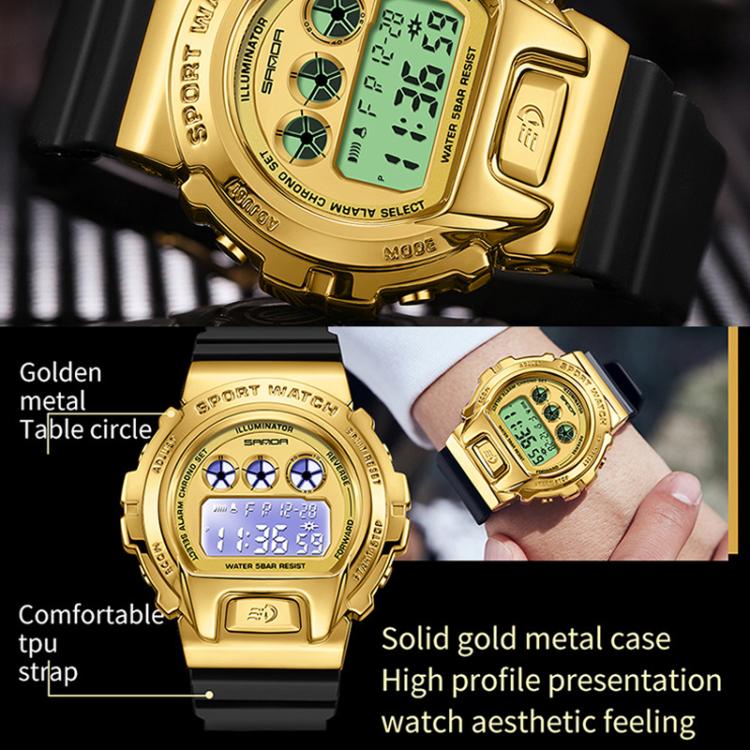 SANDA 2127 Orologio Sportivo Elettronico Impermeabile - Movimento Singolo, Colori Vari