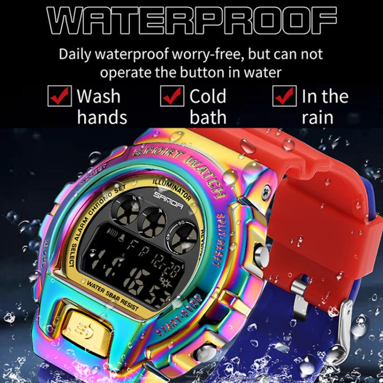 SANDA 2127 Orologio Sportivo Elettronico Impermeabile - Movimento Singolo, Colori Vari