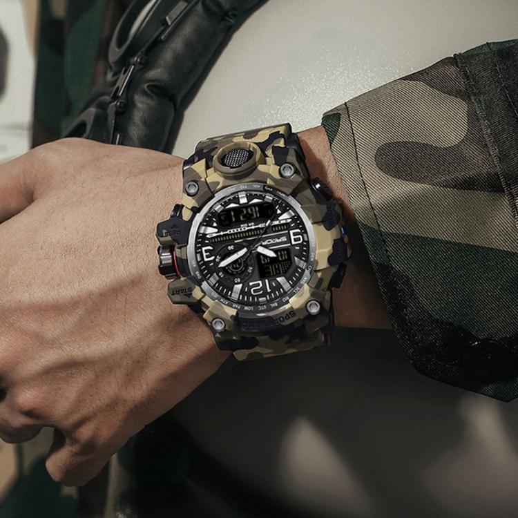 SANDA 3359 Orologio Outdoor Sportivo Camouflage - Waterproof, Elettronico, Multifunzionale