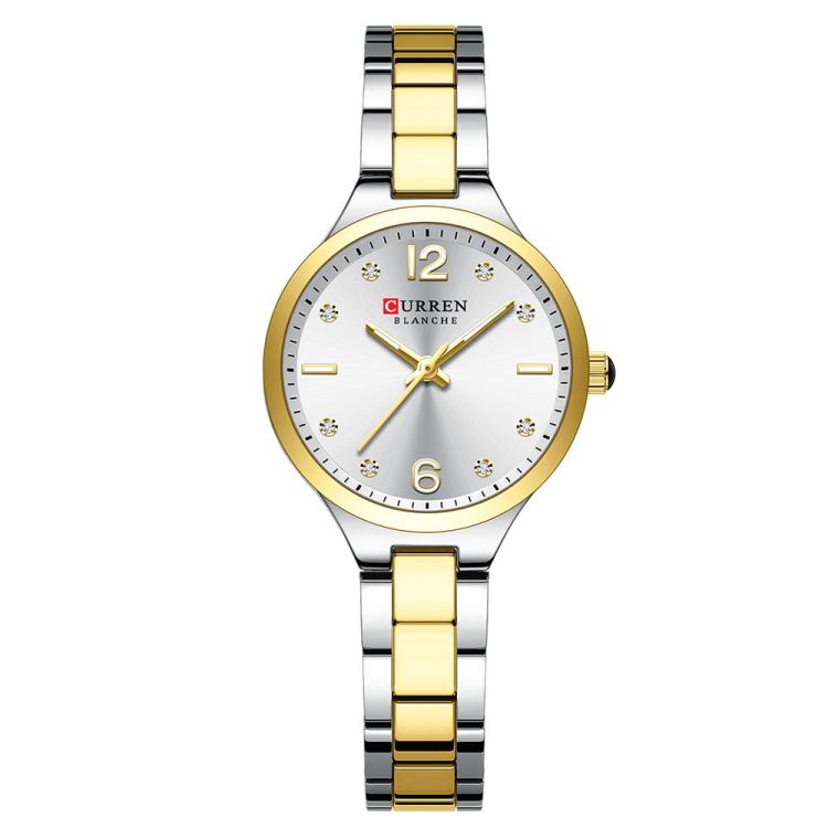 Orologio da Donna Curren Casual in Acciaio Inossidabile con Movimento al Quarzo, Quadrante Luminoso, Impermeabile 30M, Vetro Antigraffio, Elegante e Resistente