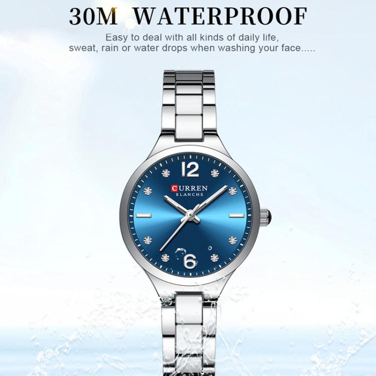 Orologio da Donna Curren Casual in Acciaio Inossidabile con Movimento al Quarzo, Quadrante Luminoso, Impermeabile 30M, Vetro Antigraffio, Elegante e Resistente