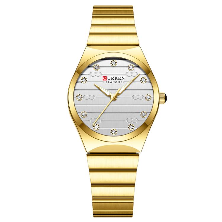 Orologio da Donna Curren Business con Cinturino in Acciaio Inossidabile, Movimento al Quarzo, Quadrante Luminoso, Vetro Antigraffio, Impermeabile 30M, Elegante e Resistente